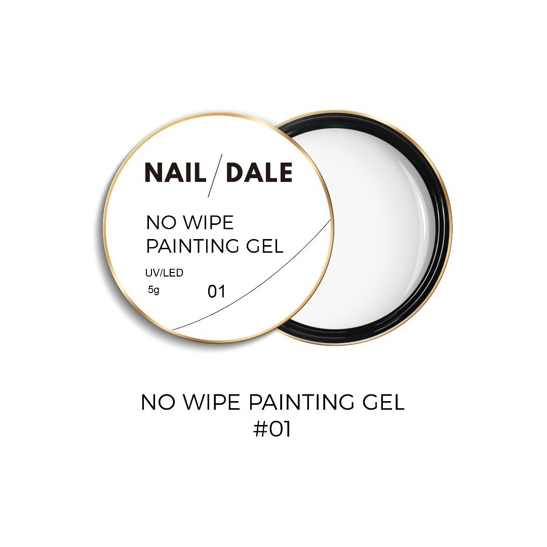 PAINTING GEL white/black/metallic silver/gold