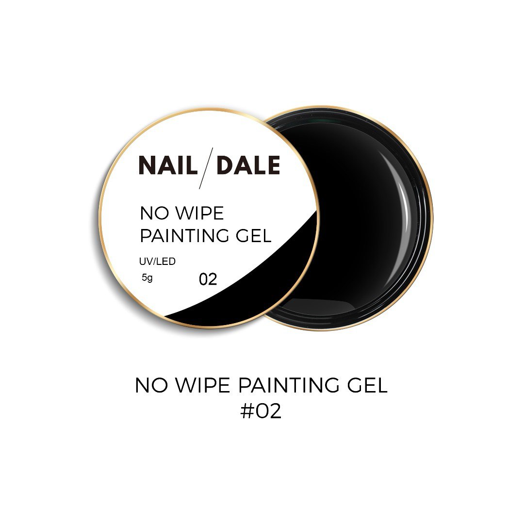 PAINTING GEL white/black/metallic silver/gold