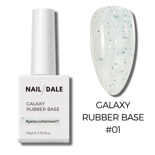 Nude Rubber Base Color Galaxy Sparkle 01